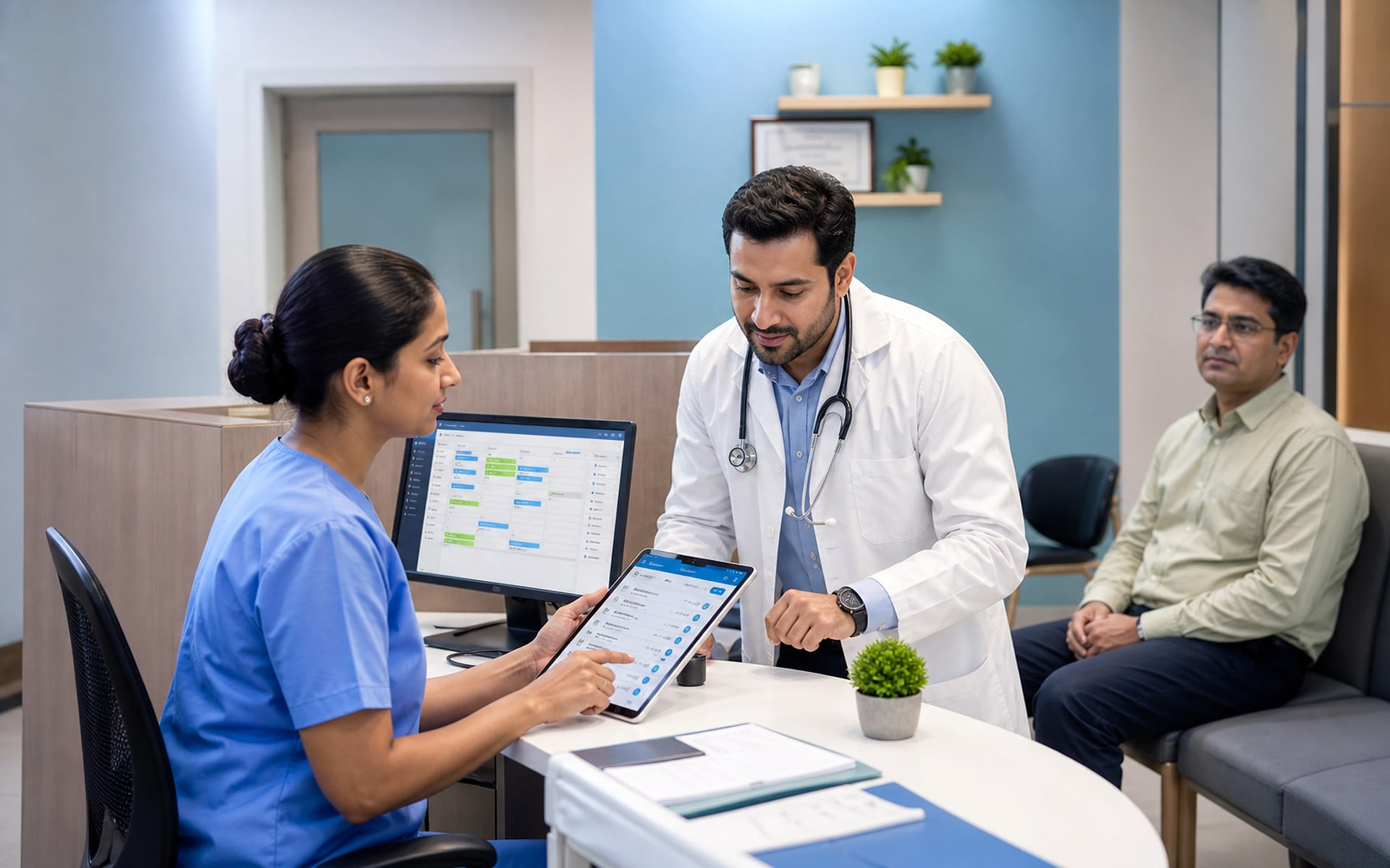 Clinic appointment and patient management photo