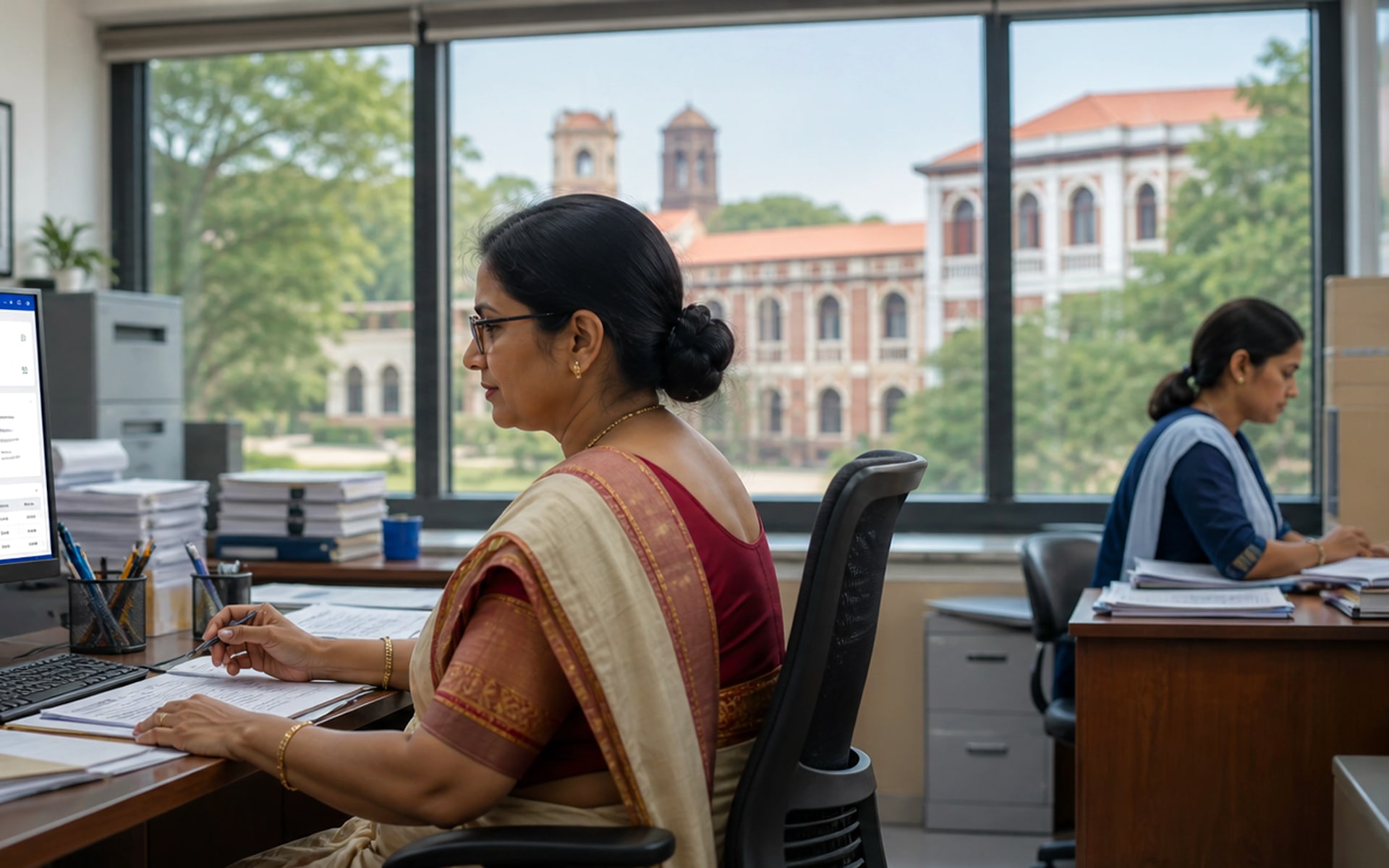 College ERP campus administration photo