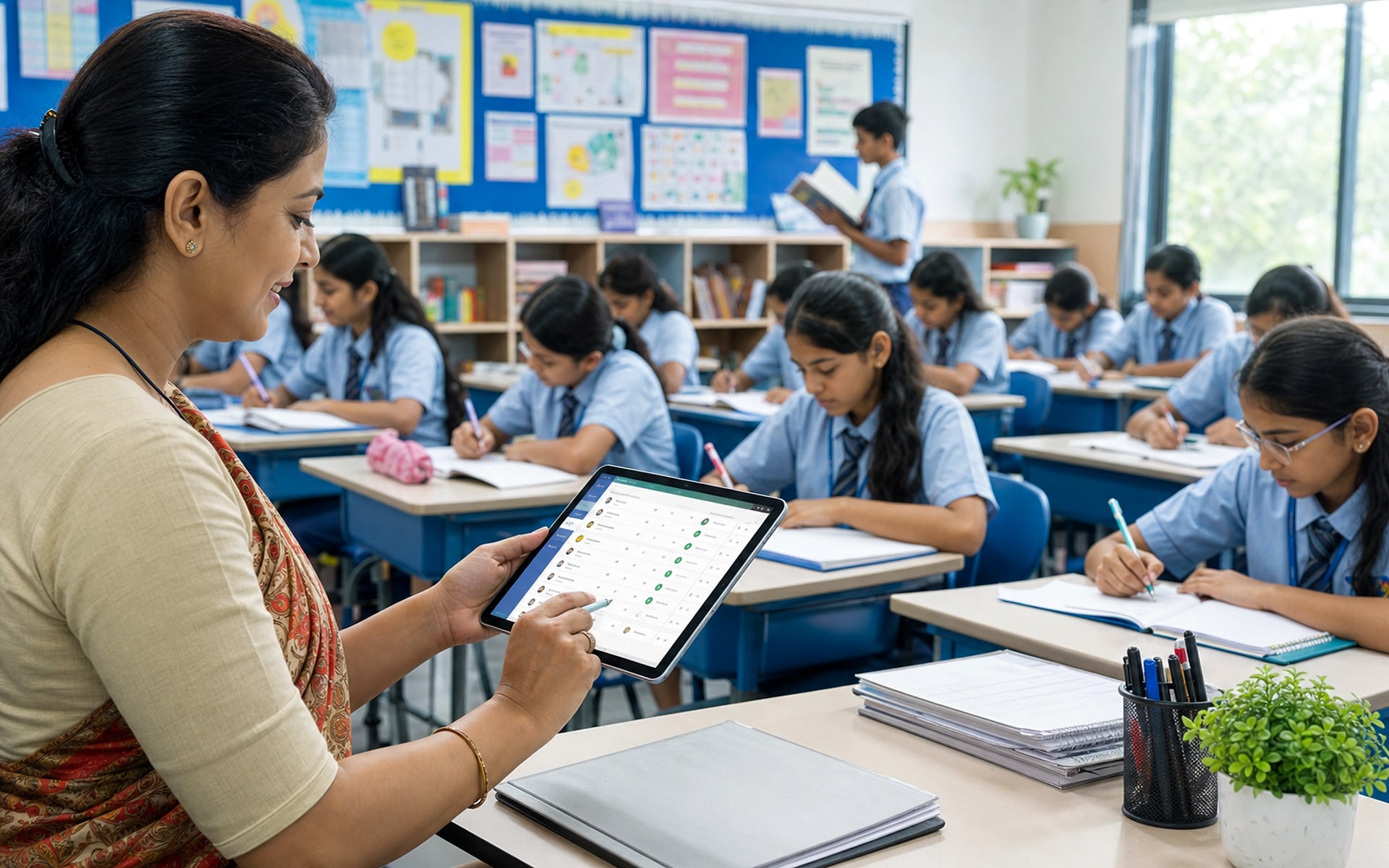 Education administration and student-management dashboard