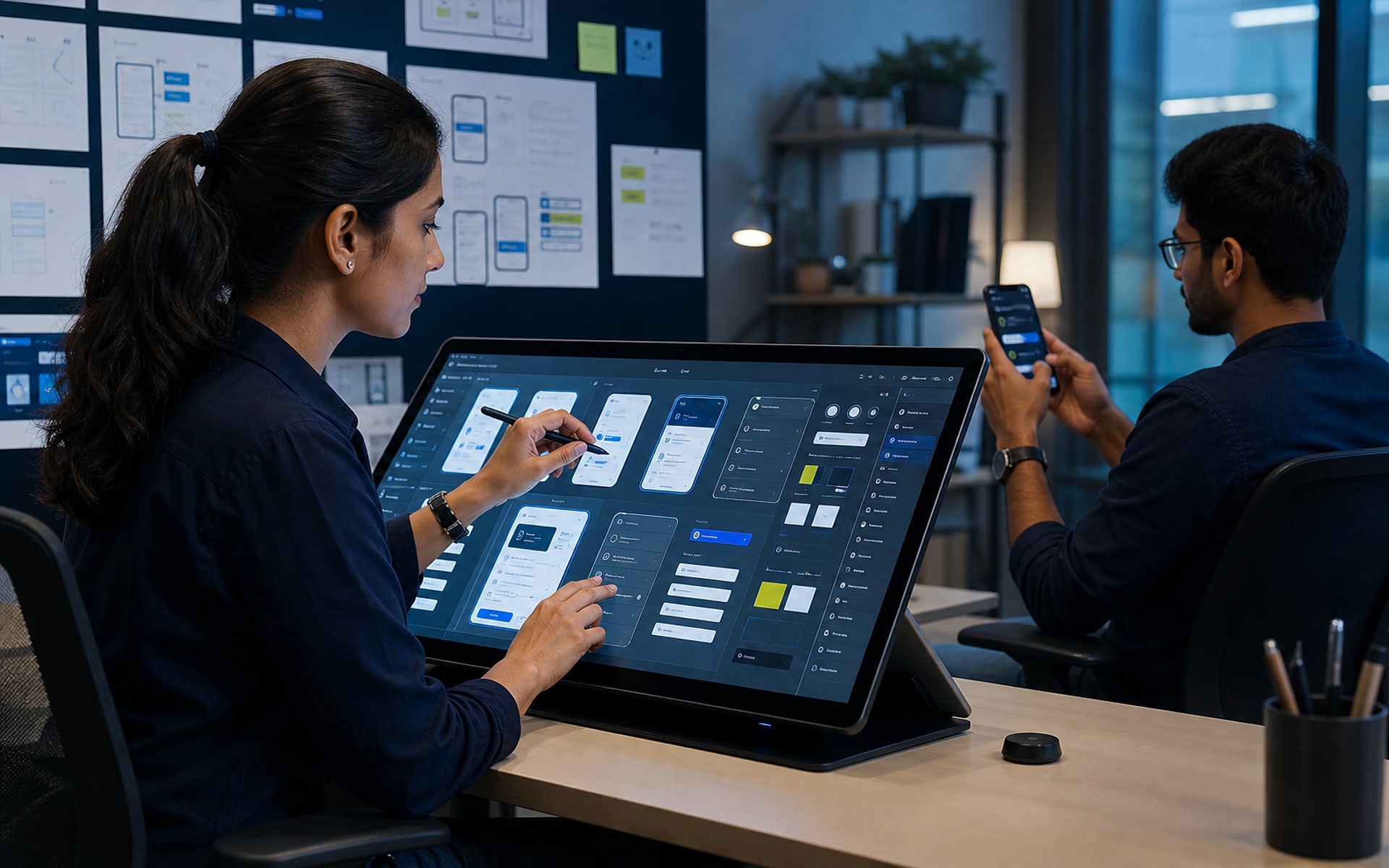 UI UX design workspace photo